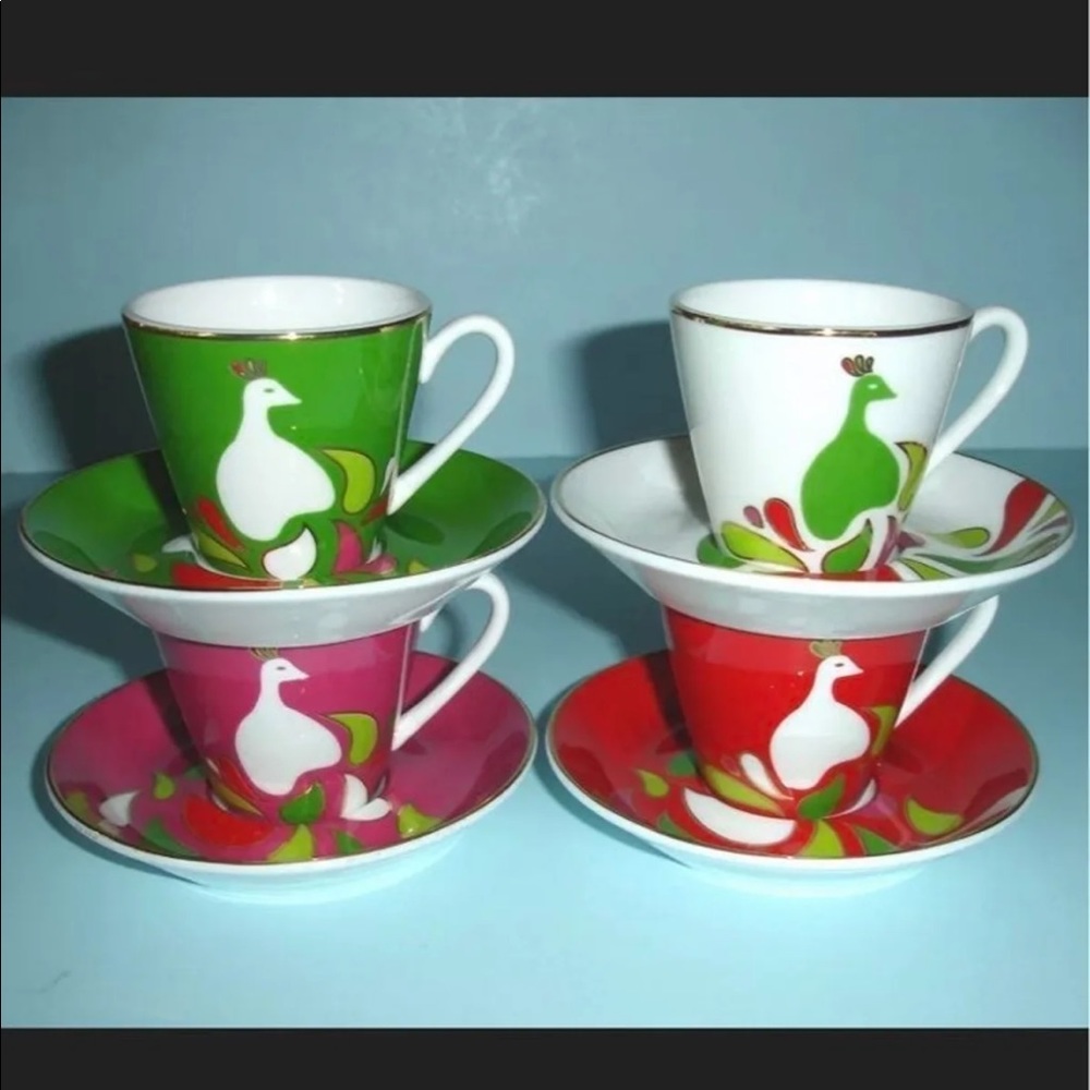 Espresso Cups and Saucers